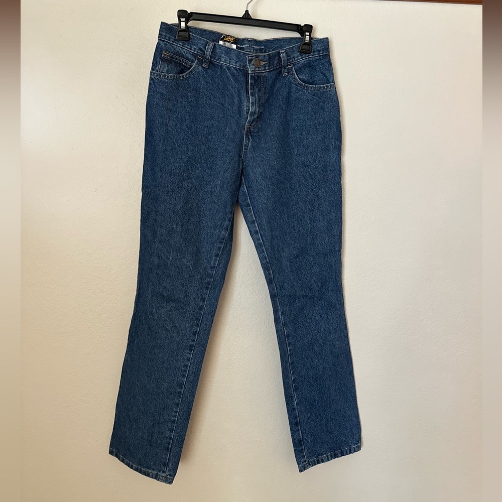 Lee High-Rise Women's Jeans in Dark Blue